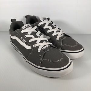 Vans Fillmore Side Wall Streak Gray White 8 women